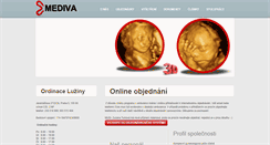 Desktop Screenshot of mediva.cz