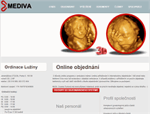 Tablet Screenshot of mediva.cz